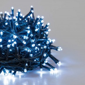 Lucine di Natale Illuminazione con 1000 Led Bianco Freddo Cavo 45 mt 2