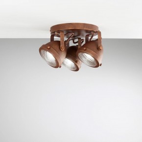Plafoniera da Soffitto con Faretti Orientabili 3 Punti Luce per Interno 2