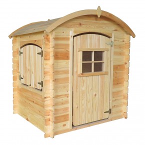 Casetta per Bambini Timbela in Pannelli di Legno da Esterno Senza Pavimento