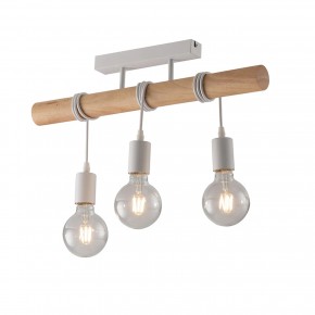 Plafoniera in Legno e Metallo Lampada a Soffitto Luce Design Moderno