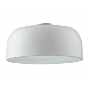 Plafoniera in Metallo Lampada a Soffitto con Diffusore Luce Design Moderno