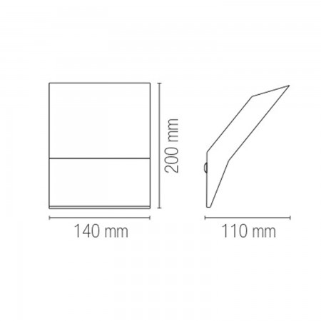 Luce da Parete Applique da Interno Lampada in Gesso Bianco Verniciabile