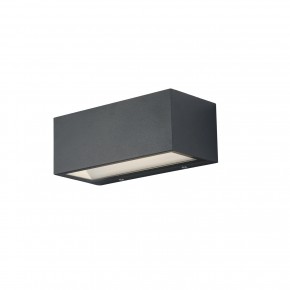 Applique a Parete da Esterno Intec in Alluminio Antracite Luce da Muro