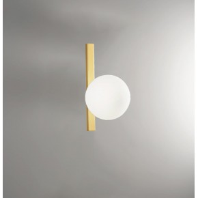 Punto Luce Elegante Applique a Muro Lampada da Parete in Metallo Oro 2