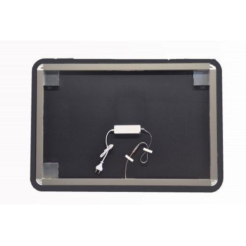 Specchio Rettangolare da Bagno 80x120 con Illuminazione Perimetrale a Led