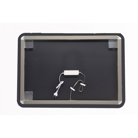 Specchio da Bagno Rettangolare 70x80 da Parete con Illuminazione Perimetrale
