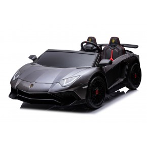 Lamborghini AVENTADOR SVJ BIG Full Grigio Macchina Elettrica per Bambini