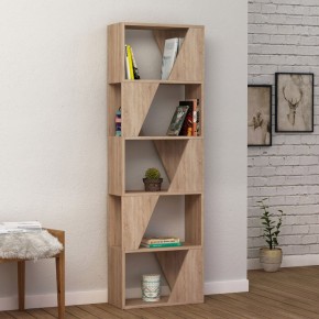 Libreria Design Rovere in Legno per Salotto o Camera da Letto 2