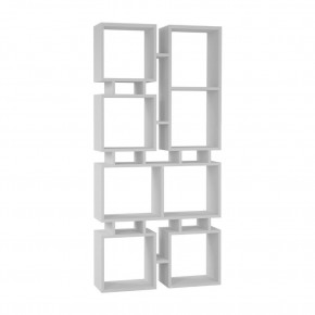 Libreria Bianca Moderna Design a Cubi per Arredamento Salone 2