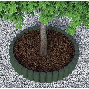 Bordatura in Plastica Modulare 6 pezzi Verde Bordura Aiuole Piante 2