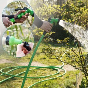 Tubo Acqua Estensibile fino 7.5 metri con Pistola per Innaffiare da Giardino 2