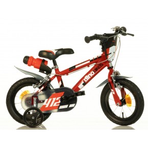 Bicicletta da Bambino 12 Pollici 3 4 5 anni Bici Pedali Rotelle Freni