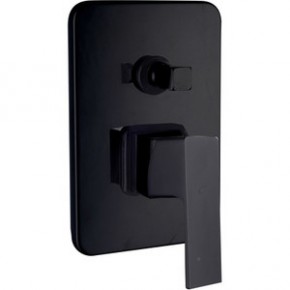 Miscelatore per Doccia Elegant Nero Opaco ad Incasso