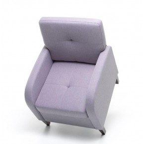 Poltrona da lettura rivestimento in tessuto Grigio 2