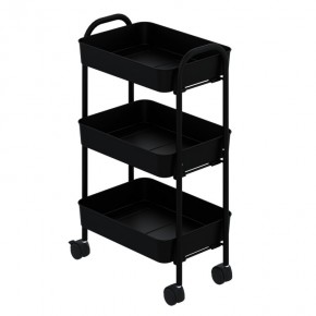 Carrello da cucina e Portavivande Nero