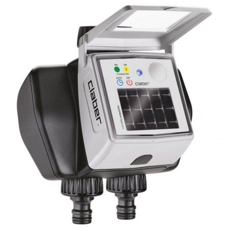 Claber Programmatore irrigazione con pannello solare