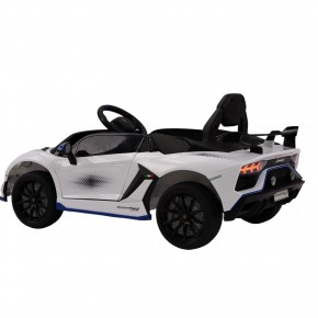 Macchinina a Batteria Lamborghini Bianco SVJ Small 2