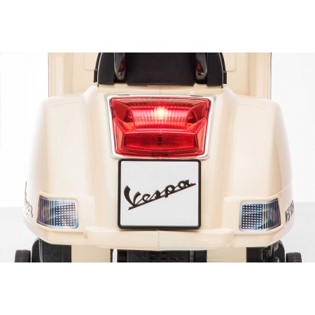 Mini Vespa Piaggio Crema Elettrica per Bambini Batteria 6 V