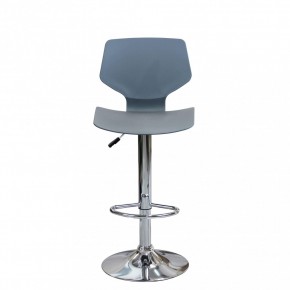 Set 2 Sgabelli Girevoli Grigio Regolabili con Schienale da Cucina 2