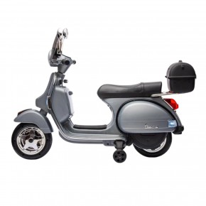 Moto Elettrica per Bambini Piaggio Vespa PX 150 Grigio Batteria 12 V 2
