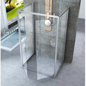 Box Doccia 3 Lati 6 mm Anta Battente Saloon 60 70 80 90 100 110 120 130 140 cm 2