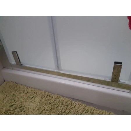 Box Doccia Angolare 2 Ante Battente Saloon Parete Fissa Vetro 6 mm in Cristallo