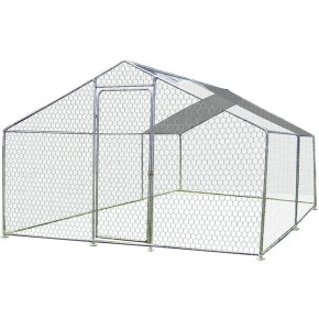 Recinto in Rete in acciaio 300x400 cm per 7-9 animali Pollaio