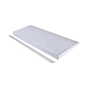 Pensilina 120x44.5 cm in Policarbonato Compatto Trasparente Antipioggia 2