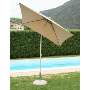 Ombrellone da Giardino Tortora Rettangolare 2x3 Mt Palo Centrale 2