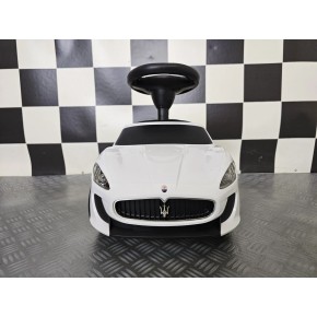 Auto Maserati Gran Cabrio Bianca Cavalcabile a Spinta per Bambini 2