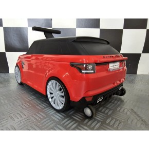 Valigia da Viaggio 2 in 1 Auto Range Rover Rossa Cavalcabile per Bambini 2
