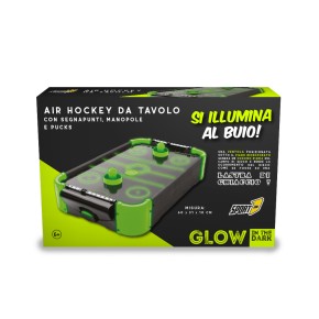 Gioco da Tavolo Air Hockey con Ventola Luminoso 2 Dischi 2