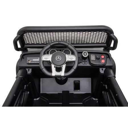 Macchina Elettrica per Bambini Mercedes Unimog Fuori Strada Verde