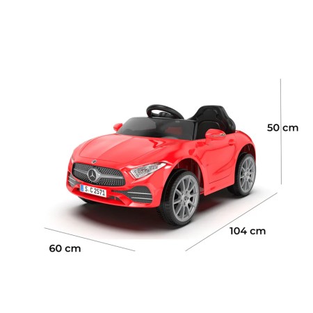 Macchina Elettrica per Bambini 12V Mercedes CLS Small Rosso