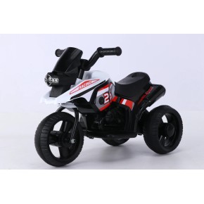 Moto Elettrica da Bambino a Pedale Colore Bianco 6V