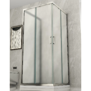 Box Doccia 3 Lati 6 mm Opaco Scorrevoli Angolare 1 Anta fissa 70 x 80 90 100 120 | BricoShop24 2