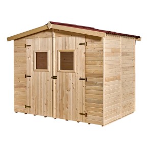 Casetta 2.4x1.6 in Legno Pannelli 16 mm con Pavimento | BricoShop24