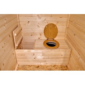Casetta in Legno uso Bagno 140x140 cm 2