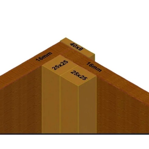 Casetta in Legno 160x160 Mobile Ripostiglio per Esterno | BricoShop24