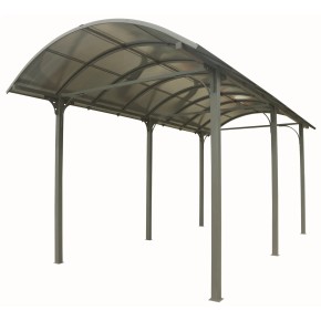 Carport in Alluminio 3.6x7.6 mt Policarbonato Posto Auto Tettoia Camper Furgoni | BricoShop24 2