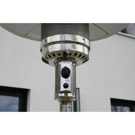 Stufa a Fungo Gas Bombola GPL Radiante Riscaldamento da Esterno Ruote Portatile