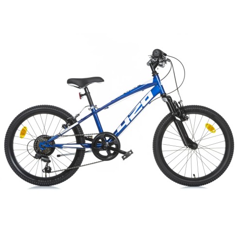 Bicicletta 20 Pollici MTB Sospensioni Moutain Bike Cambio 6 Marce