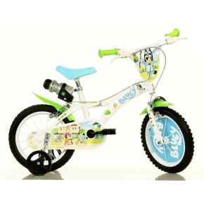 Bicicletta da Bambino Bluey 14 Pollici 3 4 5 6 anni con Rotelle