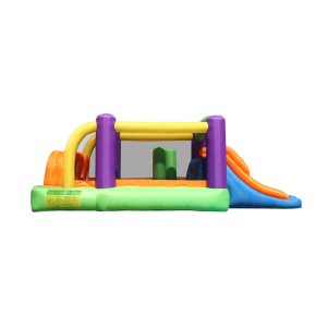 Gonfiabile Percorso ad Ostacoli con Scivolo 560 x 255 x 190 cm 2