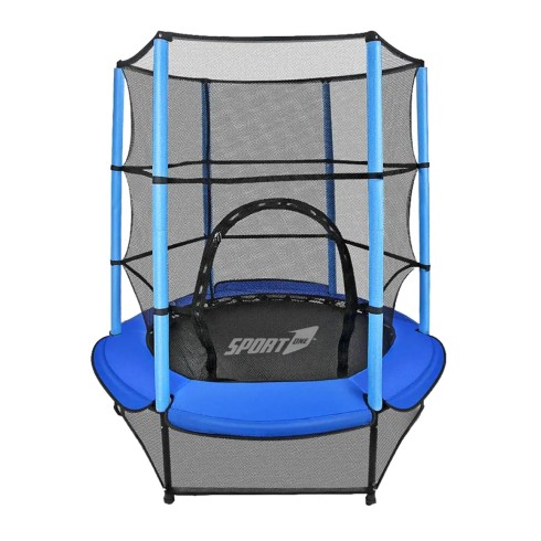 Trampolino Tappeto Elastico Diametro 140 cm per Bambini con Rete