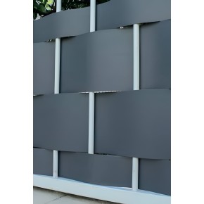 Frangivista PVC 19 cm x 35 m grigio per Recinzione 2
