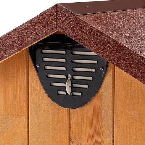 Cuccia per Cani Piccola 60,5x73,5x54,5 cm in legno da Esterno