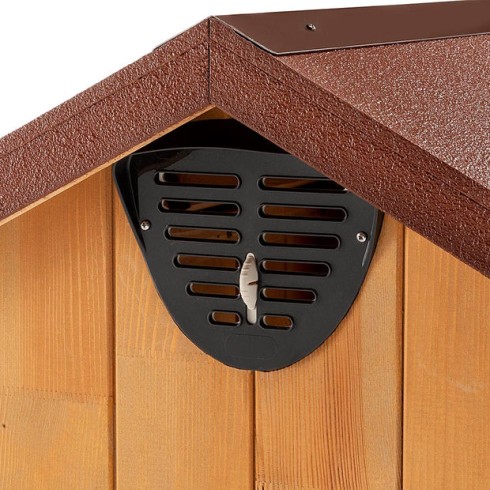 Cuccia per Cani maxi 107,5x130x103 cm da esterno in legno