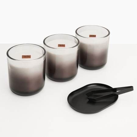 Camino Effetto Mattone a Candele TAGU ZenFlame Rolf Bianco