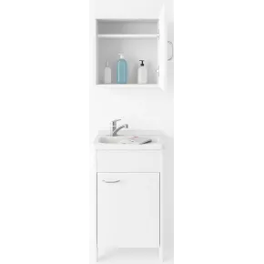 Mobile Lavatoio 45x50x85 cm con Pensile 45x34x52 cm 1 Anta